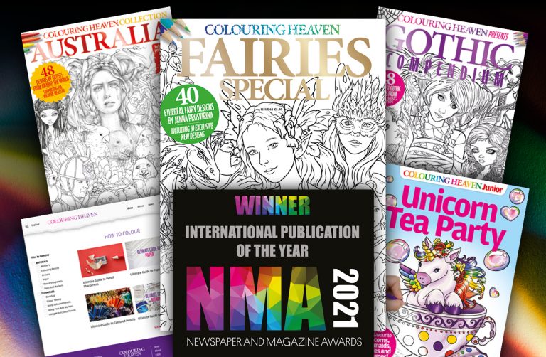 Colouring Heaven wins International Publication of the Year Award at