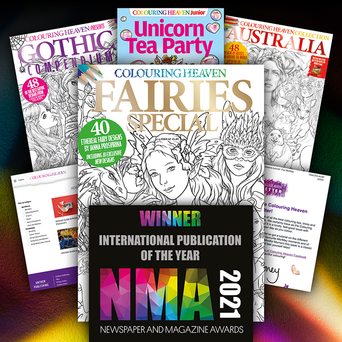 Colouring Heaven wins International Publication of the Year Award at